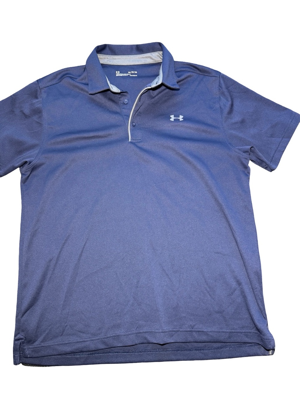 Under Armour Men's Navy Blue Short-Sleeve Polo